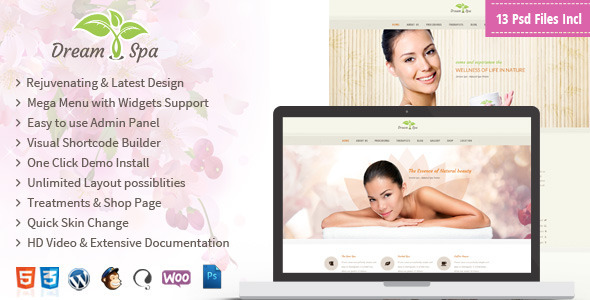 ThemeForest Dream Spa Responsive Beauty Salon WP Theme 8324159 ThemeForest Dream Spa Responsive Beauty Salon WP Theme 8324159