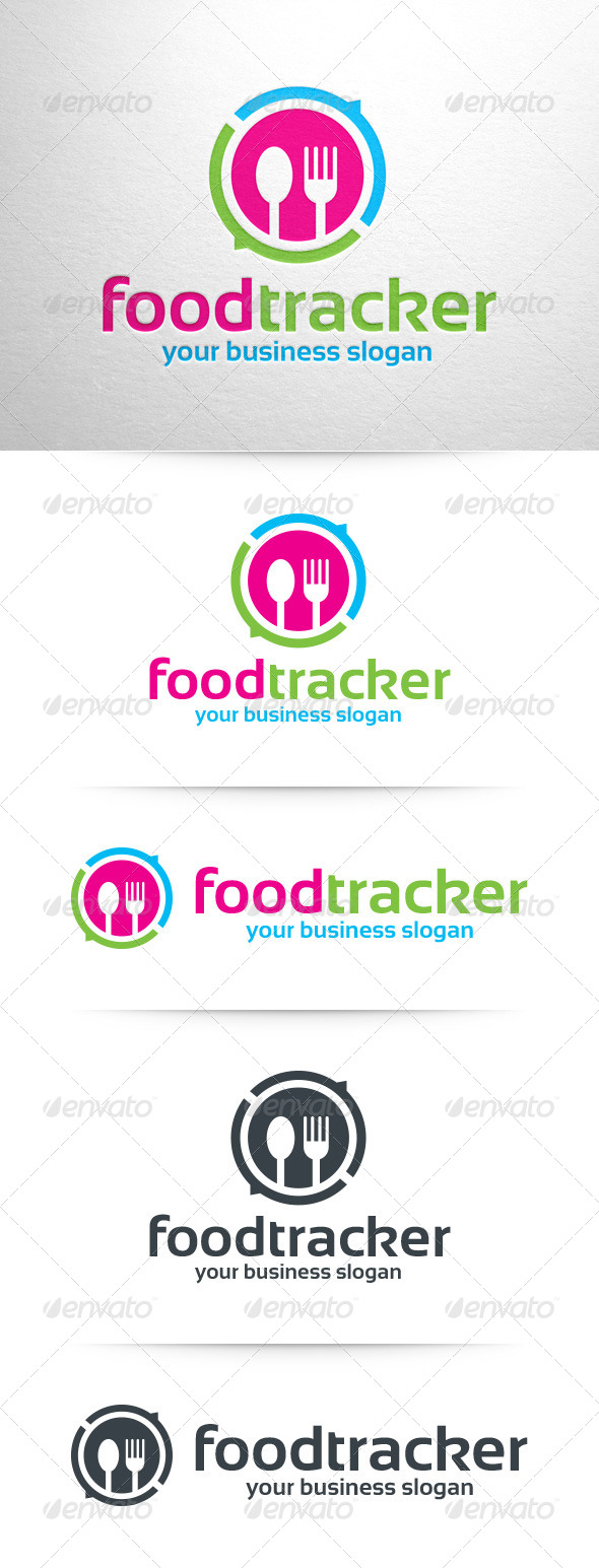 GraphicRiver Food Tracker Logo Template 8324358 GraphicRiver Food Tracker Logo Template 8324358