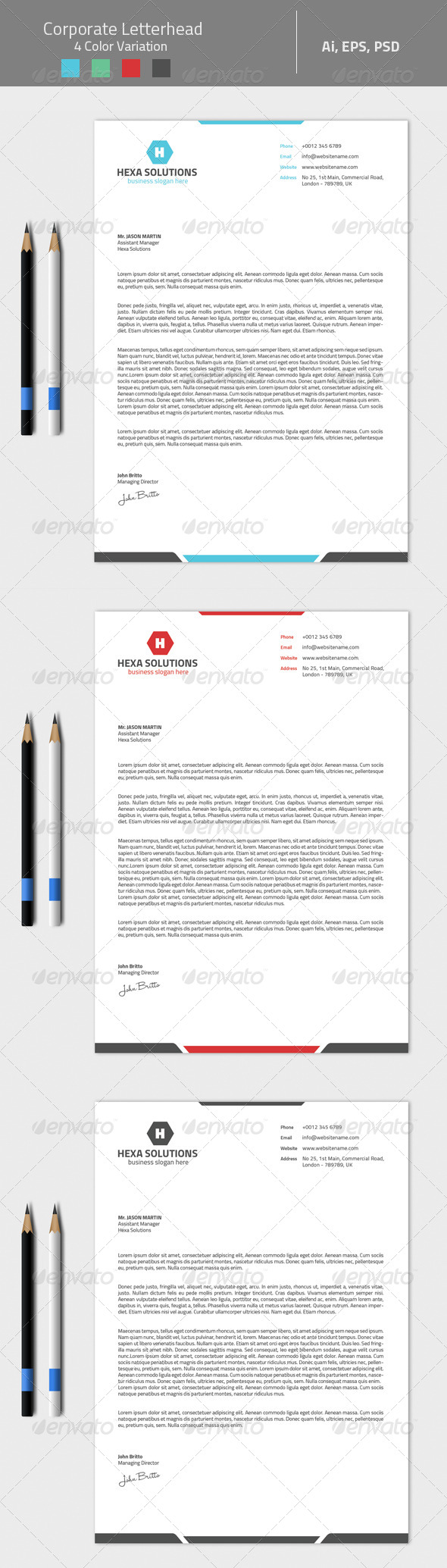 Corporate Letterhead 02 (Stationery)