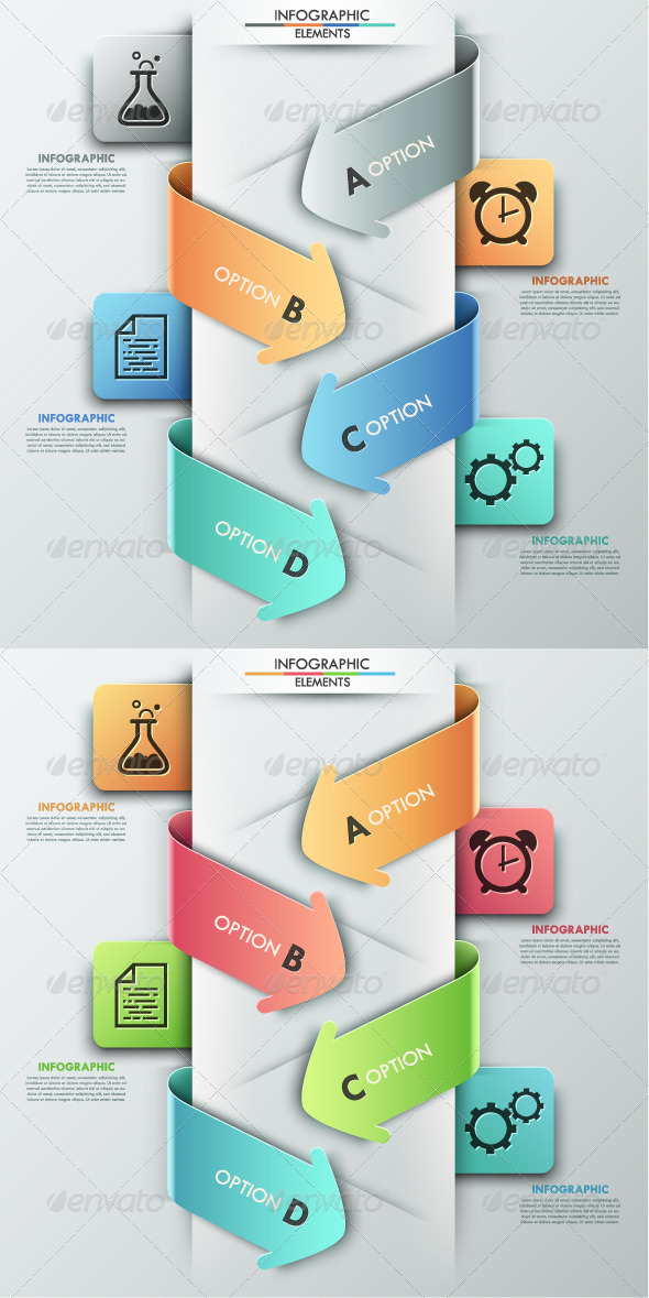 Modern Infographics Options Banner 2 Versions Modern Infographics Options Banner 2 Versions