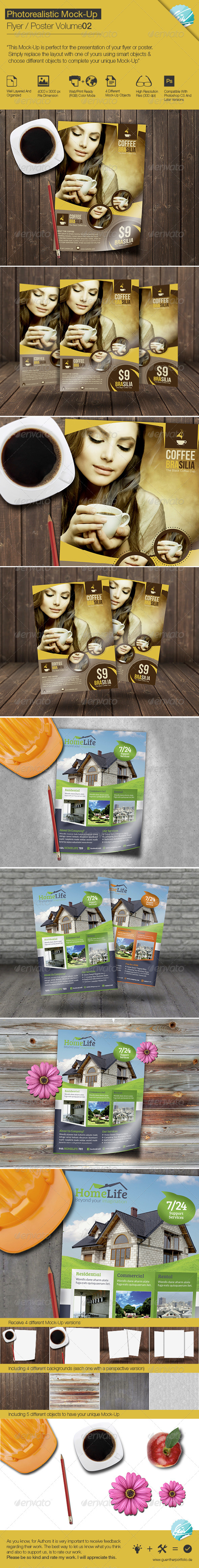 GraphicRiver Photorealistic Flyer Poster Mock-Up Vol.02 8319139 GraphicRiver Photorealistic Flyer Poster Mock-Up Vol.02 8319139