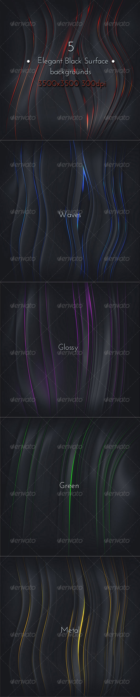 GraphicRiver Elegant Black Metal Surface 8325386 GraphicRiver Elegant Black Metal Surface 8325386