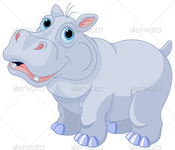GraphicRiver Mischievous Hippo 8325401 GraphicRiver Mischievous Hippo 8325401