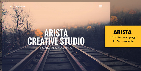 ThemeForest Arista Creative One Page Template 8214502 ThemeForest Arista Creative One Page Template 8214502