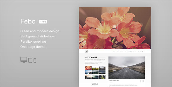 ThemeForest Febo One Page Muse Template 8325753 ThemeForest Febo One Page Muse Template 8325753