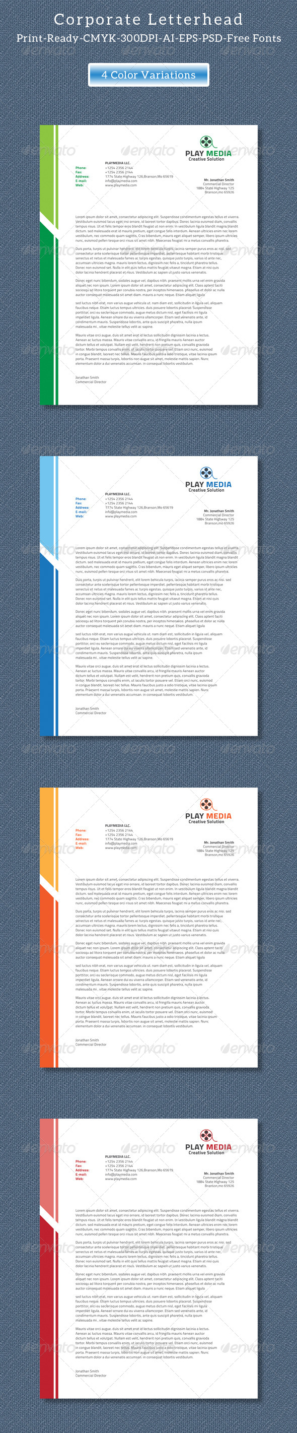 GraphicRiver Corporate Letterhead Vol.2 8325970 GraphicRiver Corporate Letterhead Vol.2 8325970