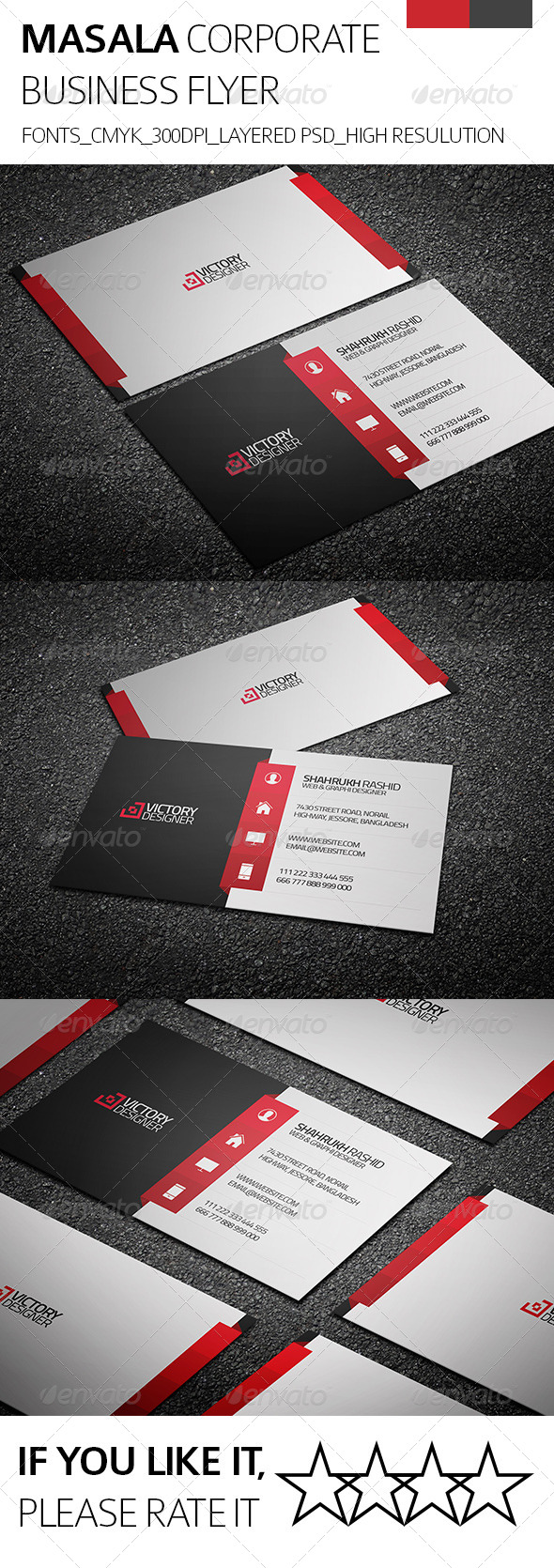 GraphicRiver Masala & Corporate Business Card 8326455 GraphicRiver Masala & Corporate Business Card 8326455