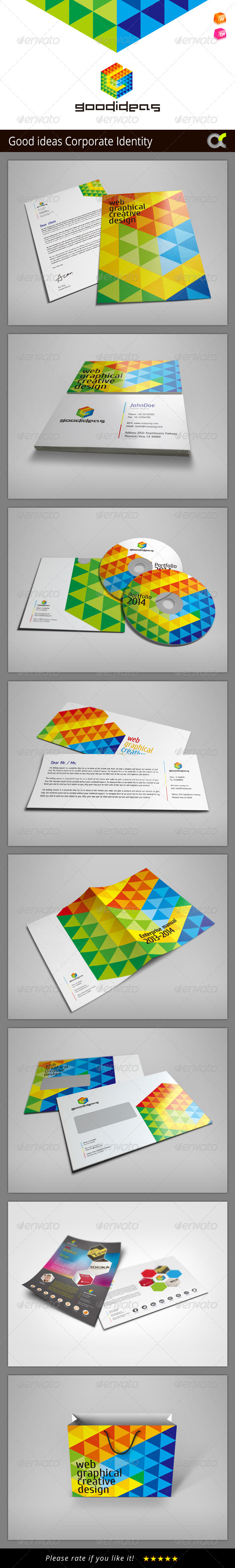 GraphicRiver Good Ideas Corporate Identity 8326640 GraphicRiver Good Ideas Corporate Identity 8326640