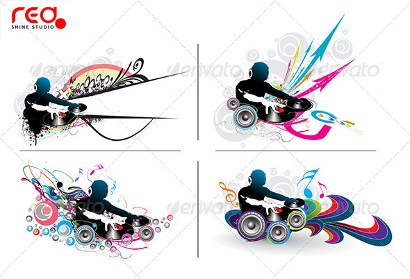 GraphicRiver Disk Jockey Set 8327290 GraphicRiver Disk Jockey Set 8327290