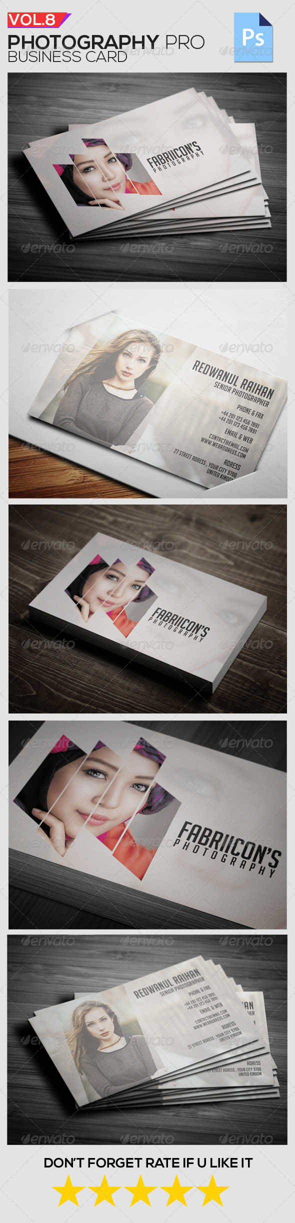 GraphicRiver Photography Pro Business Card vol.9 8296890 GraphicRiver Photography Pro Business Card vol.9 8296890