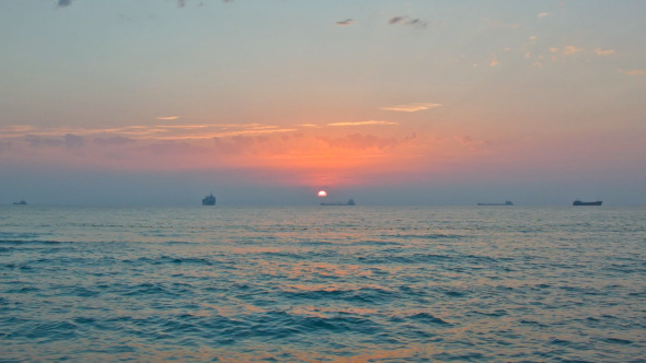 Sunset Over The Sea Sunset Over The Sea