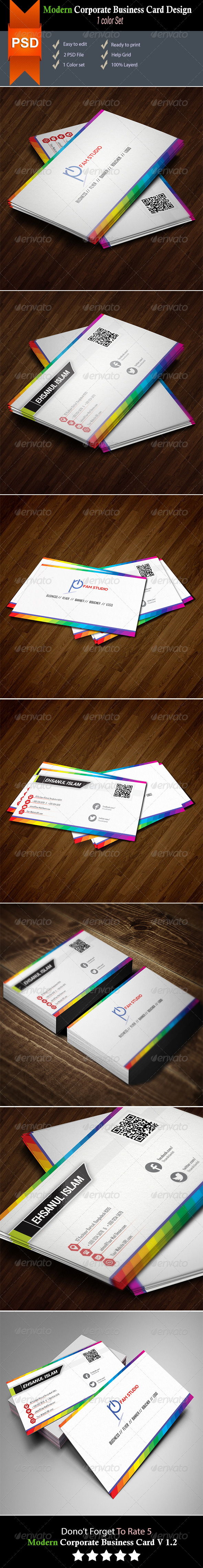 GraphicRiver Corporate Business Card Design 8329872 GraphicRiver Corporate Business Card Design 8329872