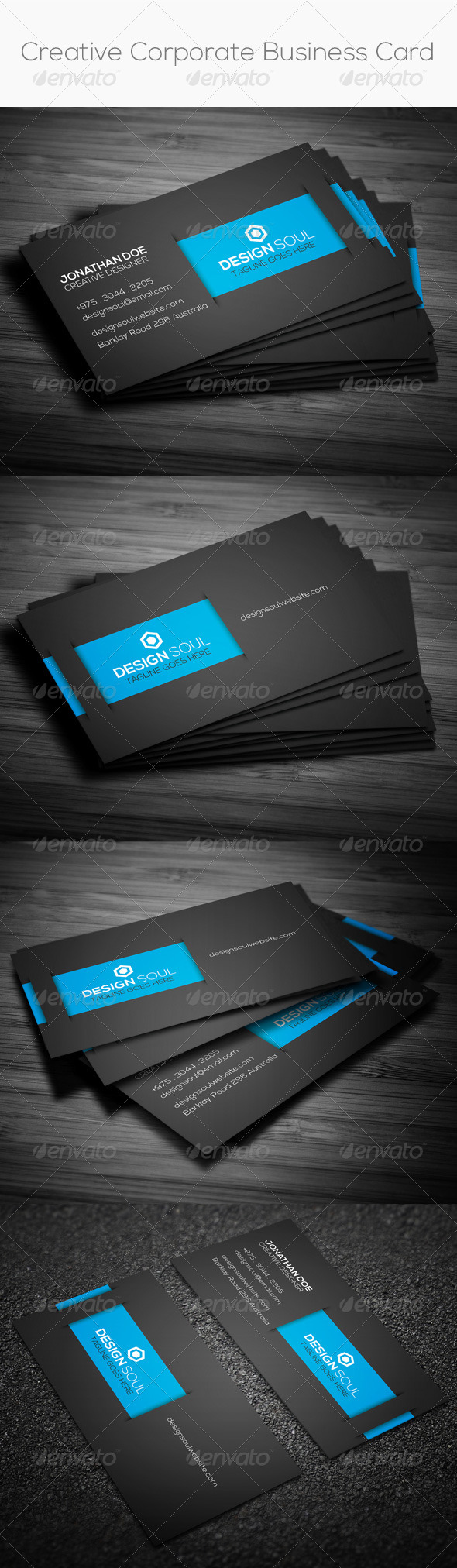 Creative Corporate Business Card (Creative)