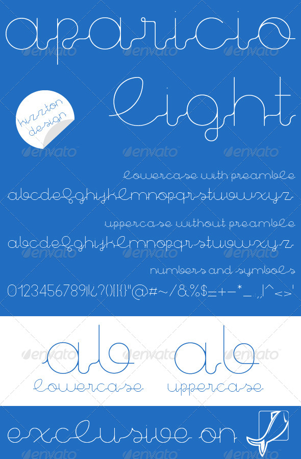 GraphicRiver Aparicio Light Premium Font 8331159 GraphicRiver Aparicio Light Premium Font 8331159