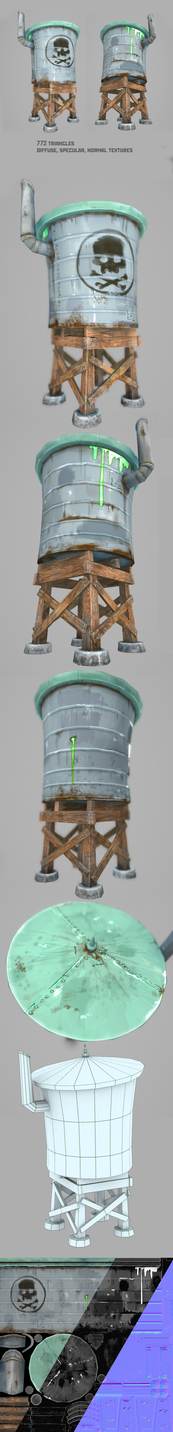 3DOcean Water Tower 8331638 3DOcean Water Tower 8331638