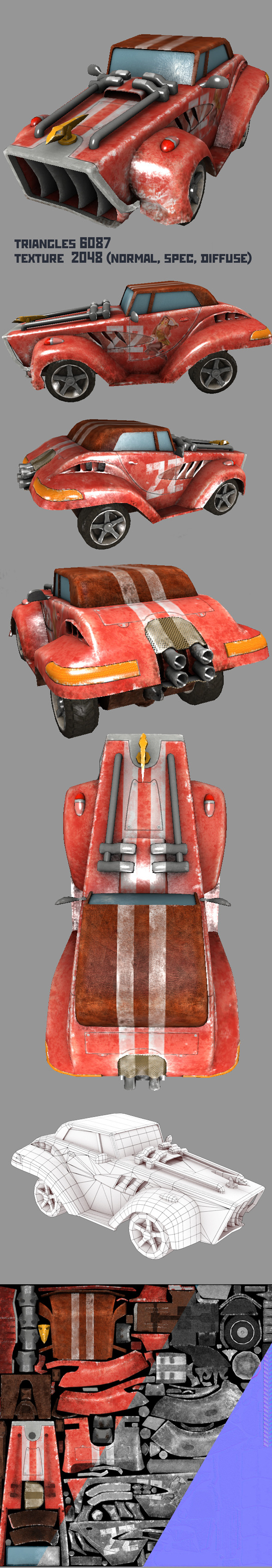 Race Car - 3DOcean Item for Sale