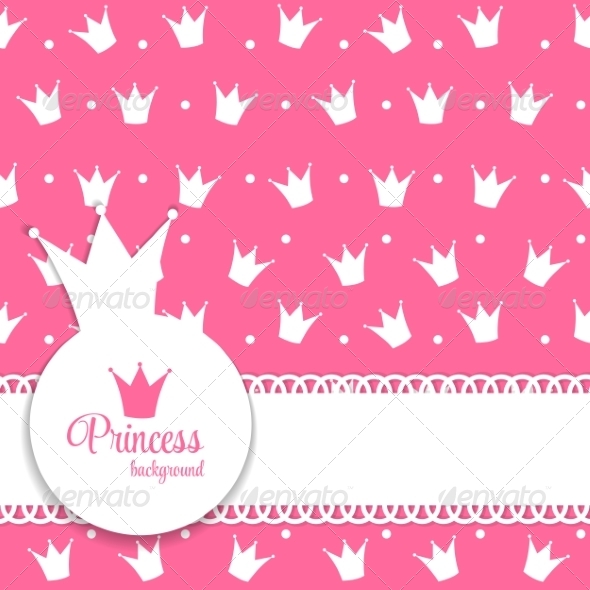 GraphicRiver Princess Crown Background Vector Illustration 8332397 GraphicRiver Princess Crown Background Vector Illustration 8332397