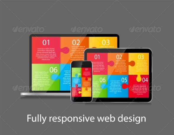 GraphicRiver Fully Responsive Web Design Concept Vector 8332402 GraphicRiver Fully Responsive Web Design Concept Vector 8332402