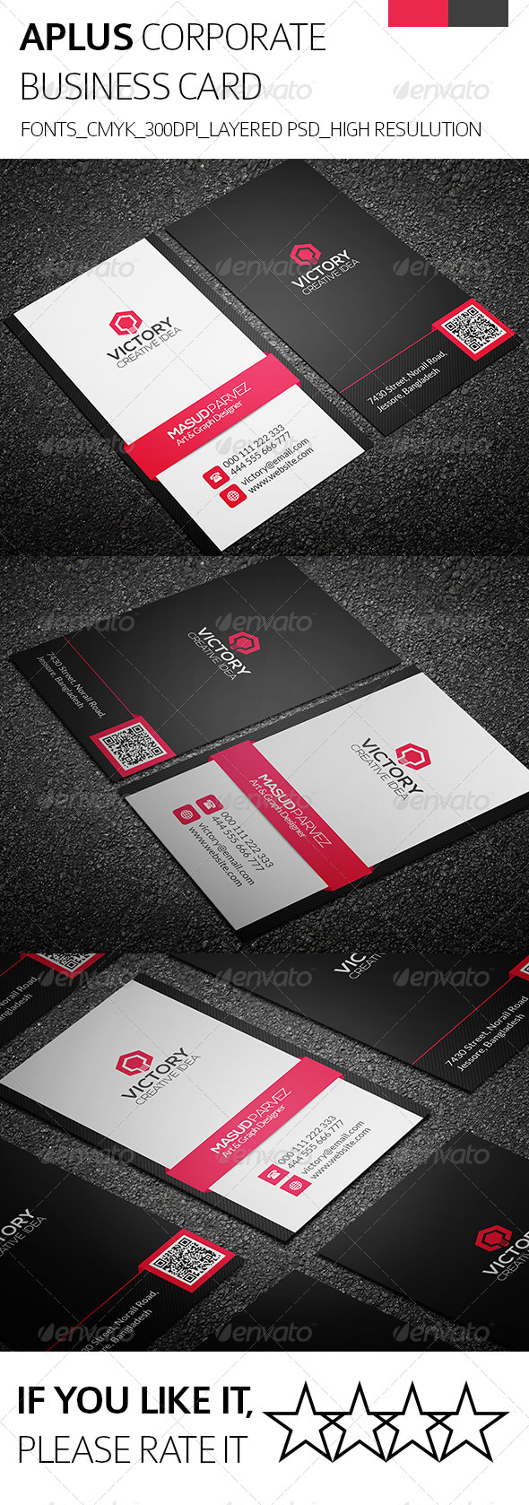 Aplus & Corporate Business Card (Corporate)