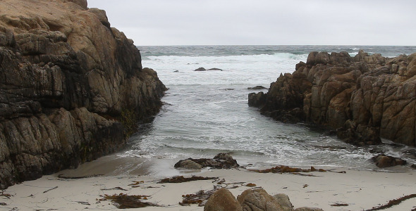 Waves on a Rocky Beach Waves on a Rocky Beach