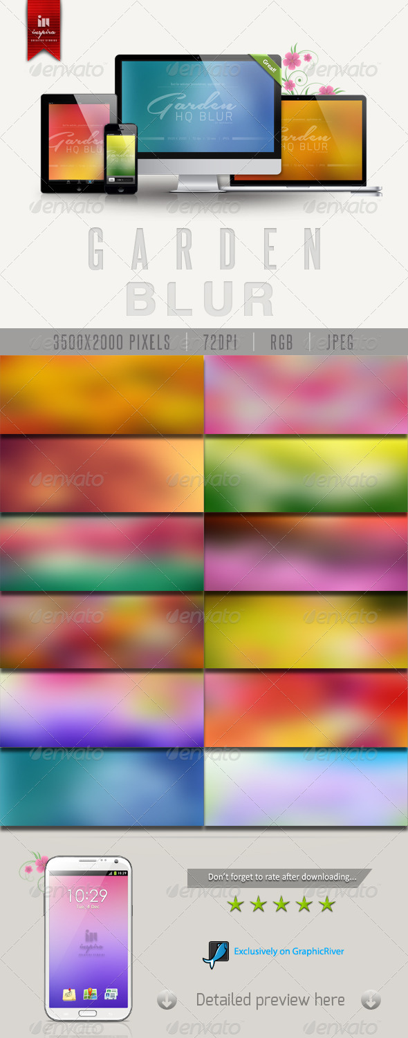 GraphicRiver Garden HQ Blur Backgrounds 8334527 GraphicRiver Garden HQ Blur Backgrounds 8334527