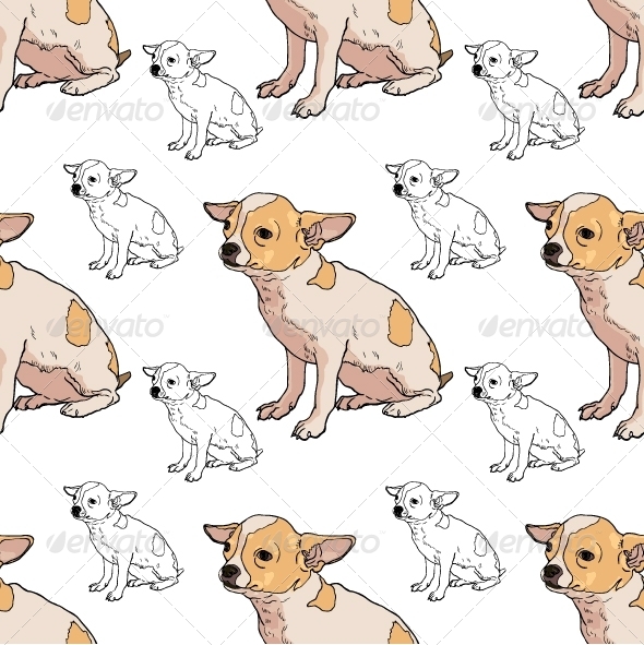 GraphicRiver Seamless Pattern of Adorable Chihuahua 8334814 GraphicRiver Seamless Pattern of Adorable Chihuahua 8334814