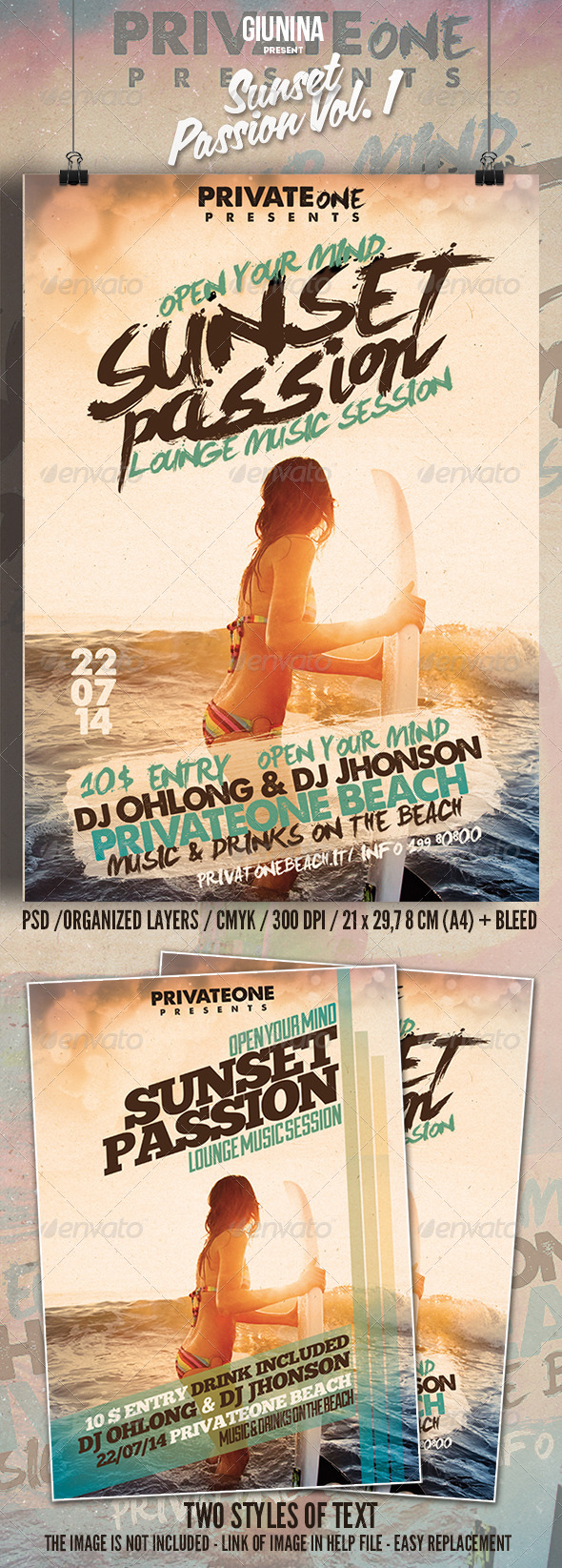 Sunset Passion Vol 1 Flyer Poster Sunset Passion Vol 1 Flyer Poster