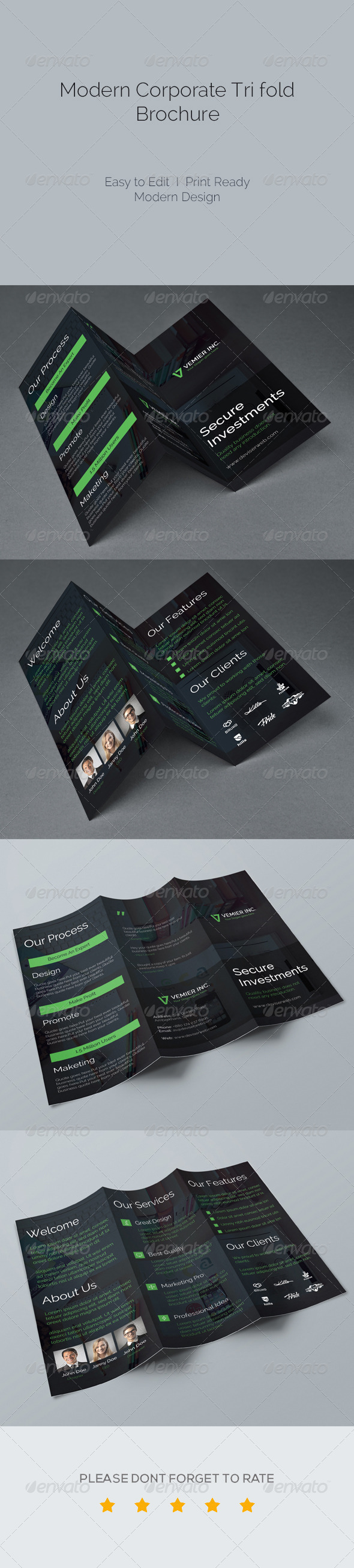 GraphicRiver Modern Corporate Tri Fold Bruchure 8327477 GraphicRiver Modern Corporate Tri Fold Bruchure 8327477