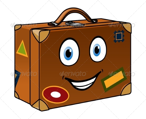 Cartoon Suitcase Cartoon Suitcase
