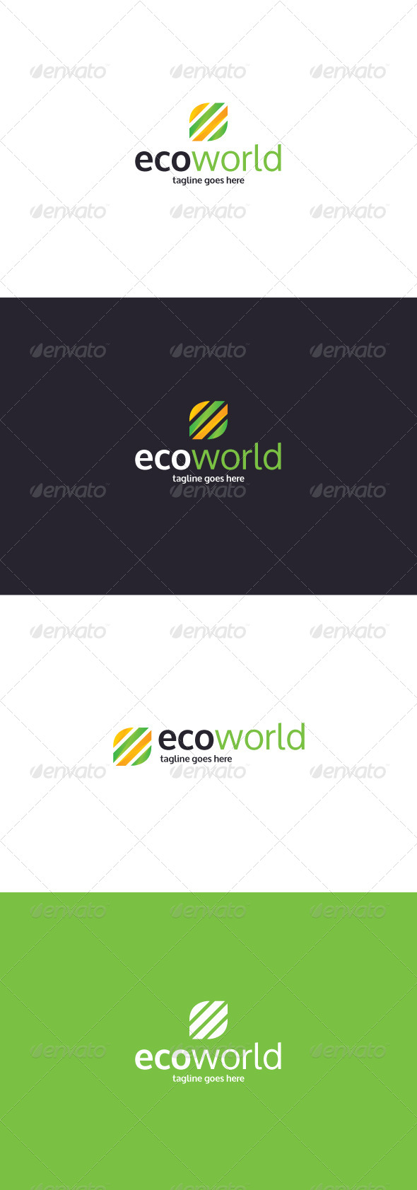 GraphicRiver Eco World Logo 8336780 GraphicRiver Eco World Logo 8336780