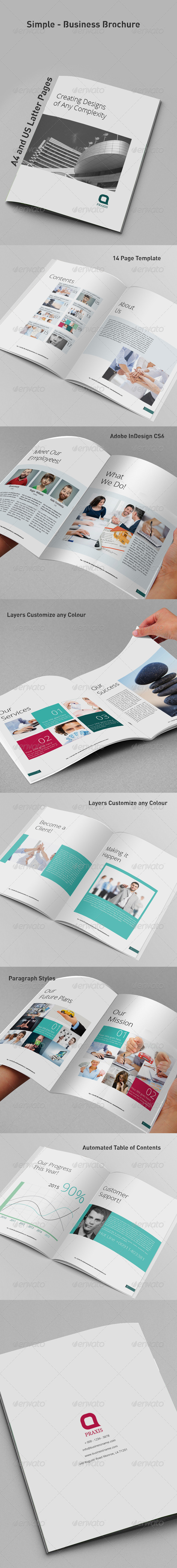 GraphicRiver Simple Business Brochure 8337534 GraphicRiver Simple Business Brochure 8337534