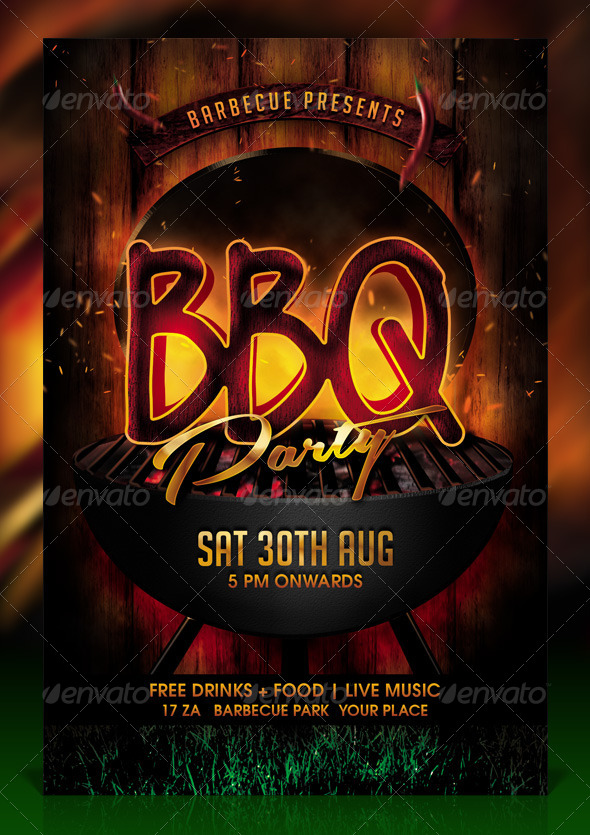 GraphicRiver BBQ Barbecue Party Flyer Template 8337820 GraphicRiver BBQ Barbecue Party Flyer Template 8337820
