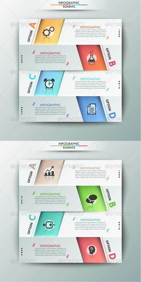 Modern Infographics Options Banner 2 Versions Modern Infographics Options Banner 2 Versions