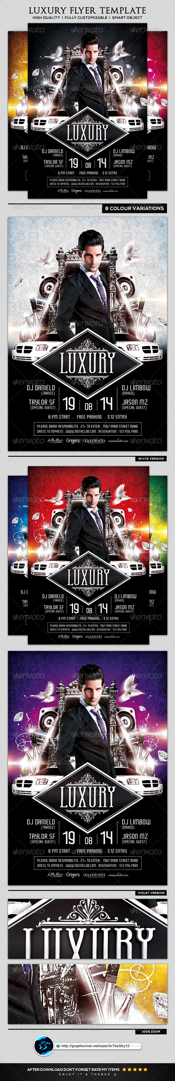 GraphicRiver Luxury Flyer Template 8339181 GraphicRiver Luxury Flyer Template 8339181