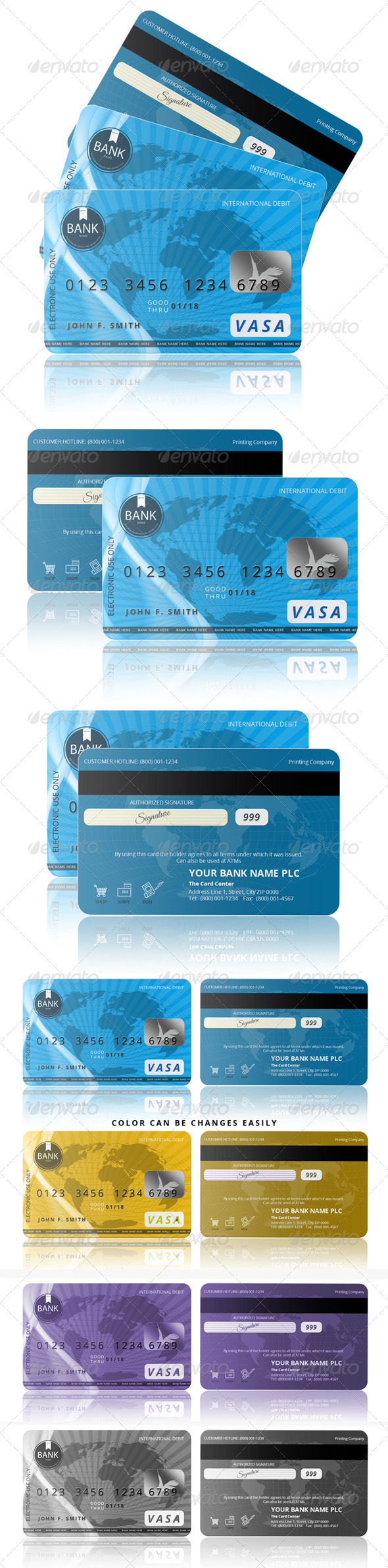 GraphicRiver PSD Credit Card Template 8339231 GraphicRiver PSD Credit Card Template 8339231