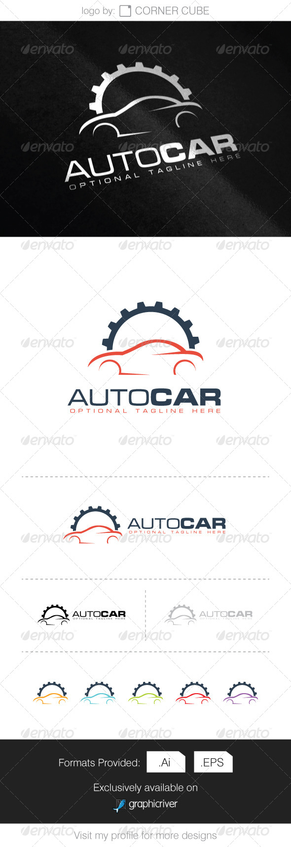 Auto Car Logo