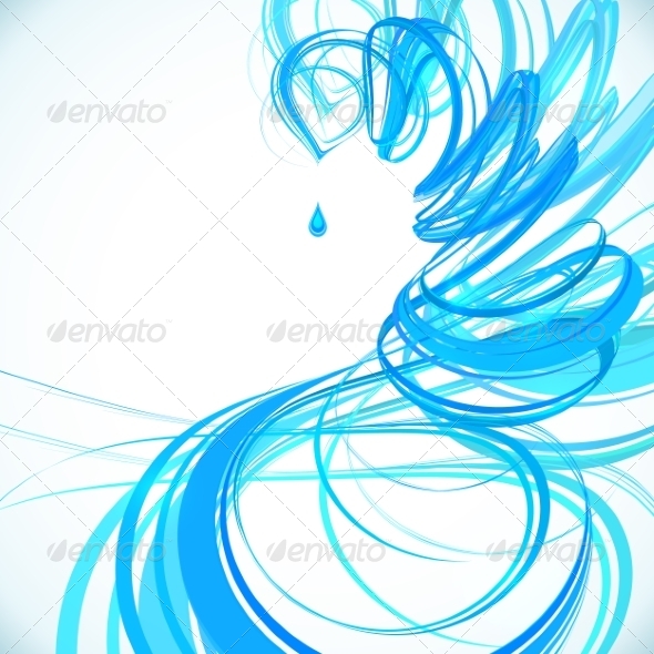 GraphicRiver Blue Abstract Spiral Background 8340183 GraphicRiver Blue Abstract Spiral Background 8340183