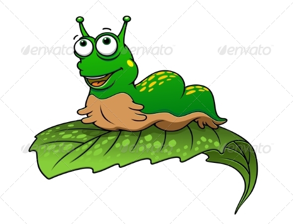 GraphicRiver Green Cartoon Caterpillar Insect 8340235 GraphicRiver Green Cartoon Caterpillar Insect 8340235
