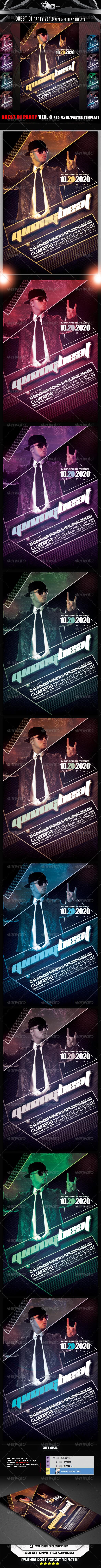 GraphicRiver Guest DJ Party Ver.8 Flyer Poster Template 8340283 GraphicRiver Guest DJ Party Ver.8 Flyer Poster Template 8340283