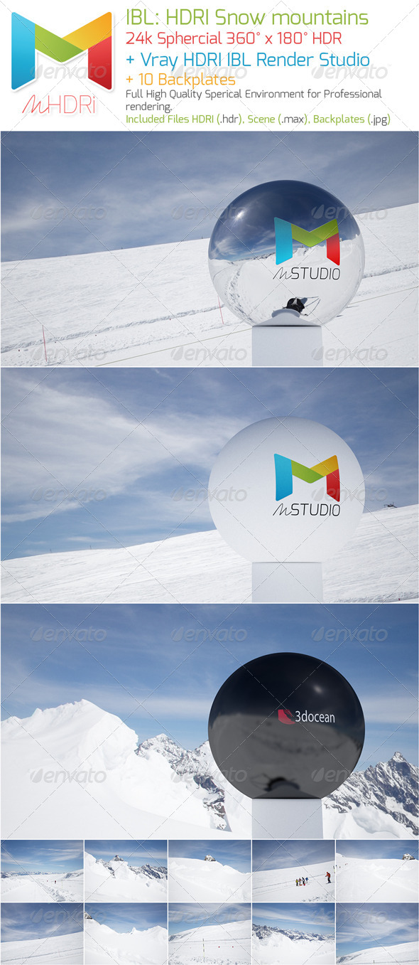 3DOcean IBL HDRI Snow mounts 8343390 3DOcean IBL HDRI Snow mounts 8343390