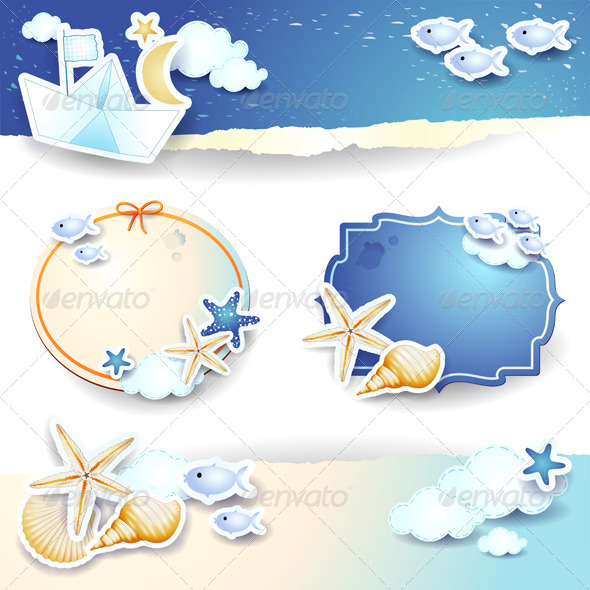 GraphicRiver Holidays on the Beach Paper Elements 8343690 GraphicRiver Holidays on the Beach Paper Elements 8343690