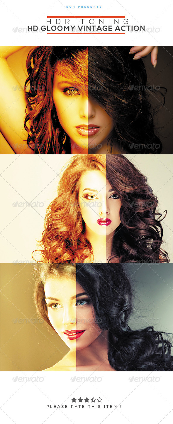 GraphicRiver HDR Toning HD Gloomy Vintage Action 8343757 GraphicRiver HDR Toning HD Gloomy Vintage Action 8343757