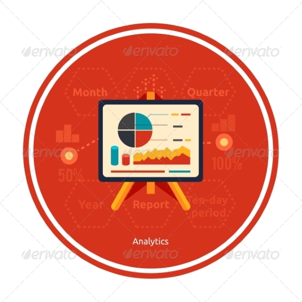 GraphicRiver Stand with Charts and Parameters of Analytics 8343761 GraphicRiver Stand with Charts and Parameters of Analytics 8343761