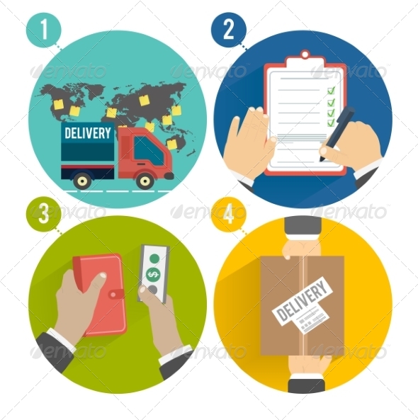 GraphicRiver Internet Shopping Purchasing and Delivery 8343765 GraphicRiver Internet Shopping Purchasing and Delivery 8343765