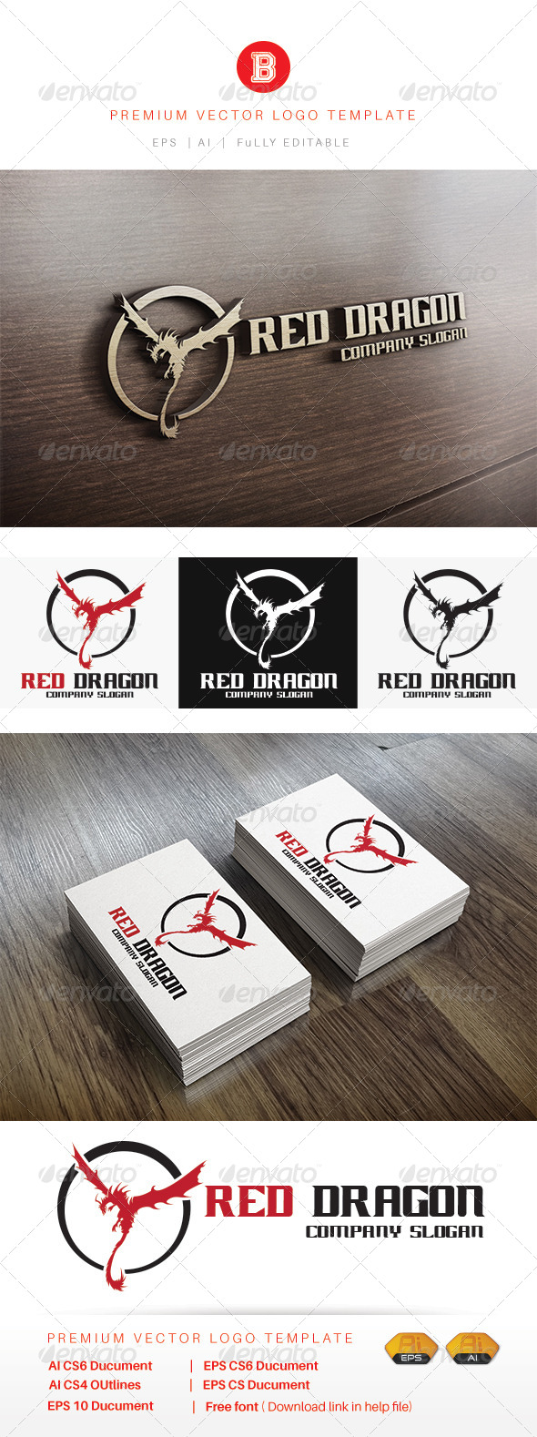GraphicRiver Red Dragon 8343878 GraphicRiver Red Dragon 8343878