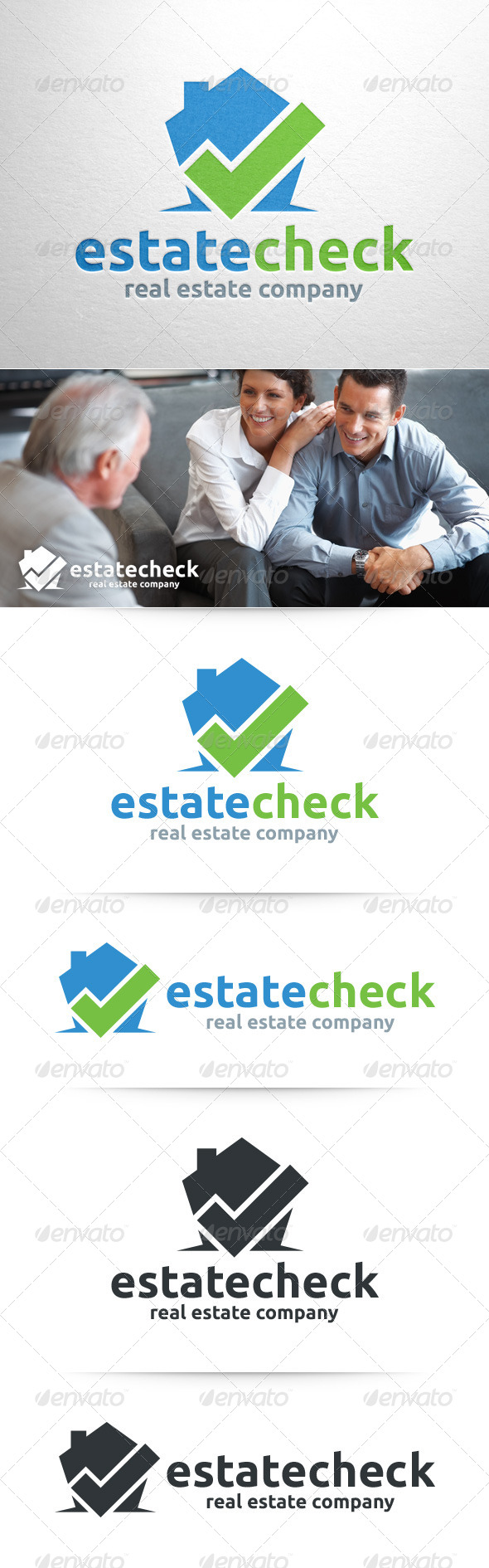 GraphicRiver Estate Check Logo Template 8343900 GraphicRiver Estate Check Logo Template 8343900