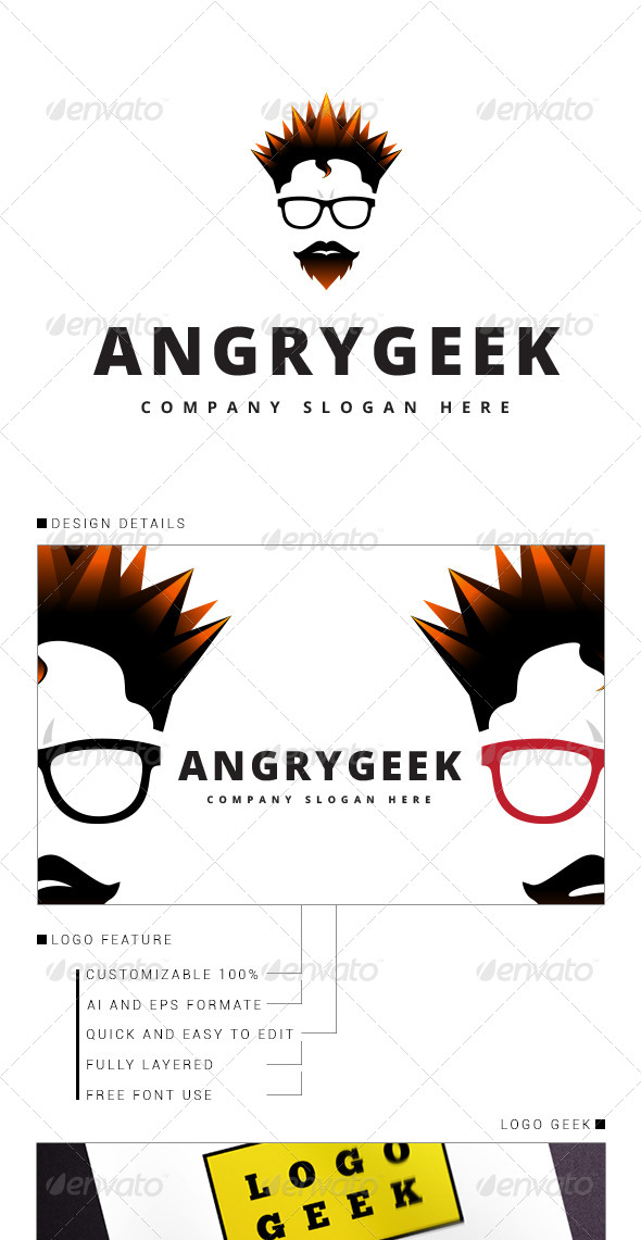 GraphicRiver Angry Geek 8344557 GraphicRiver Angry Geek 8344557