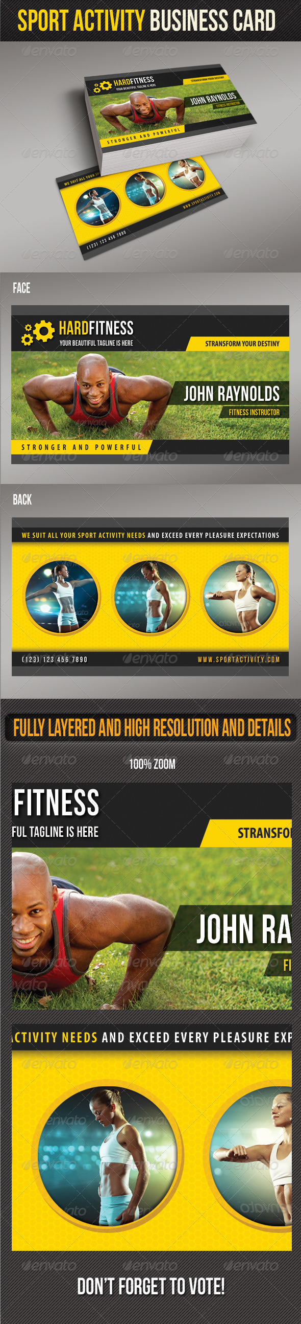 GraphicRiver Sport Activity Business Card 02 8348360 GraphicRiver Sport Activity Business Card 02 8348360