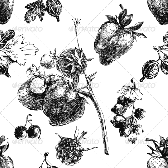 GraphicRiver Berry Seamless Pattern 8348417 GraphicRiver Berry Seamless Pattern 8348417