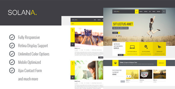 Solana - Responsive HTML5 Template